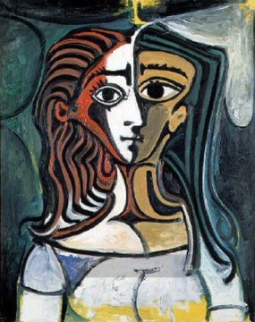Bust of Woman 3 1940 cubism Pablo Picasso Ölgemälde